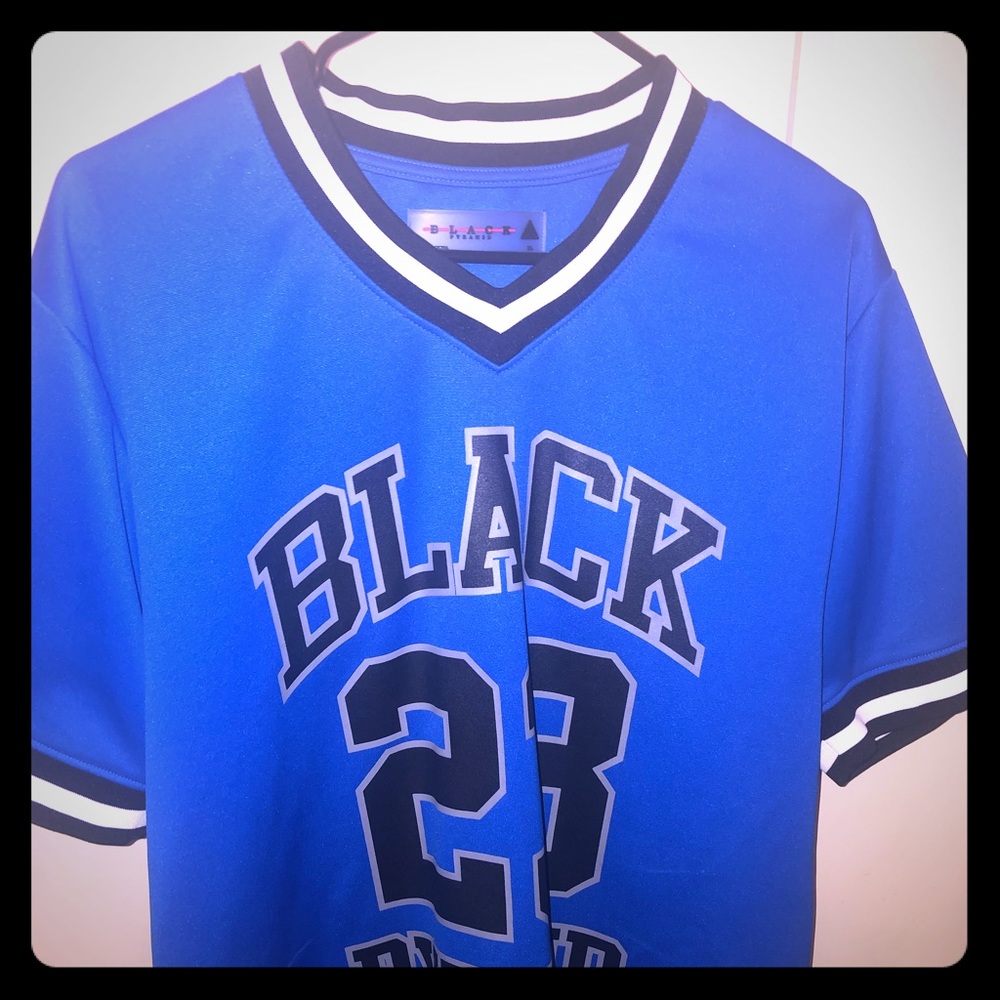 XL Blue Black Pyramid Jersey